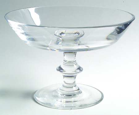 State Plain Round Compote (Height X Width)