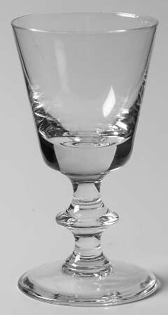 State Plain Cordial Glass