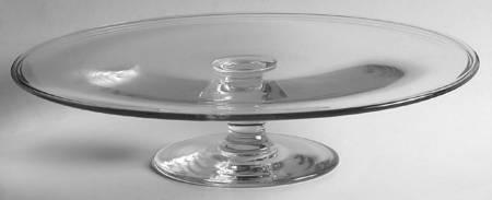 State Plain Footed Cake Plate