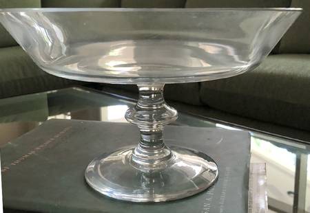 State Plain Round Compote (Height X Width)