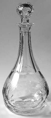 Vignes Decanter & Stopper by Val St Lambert