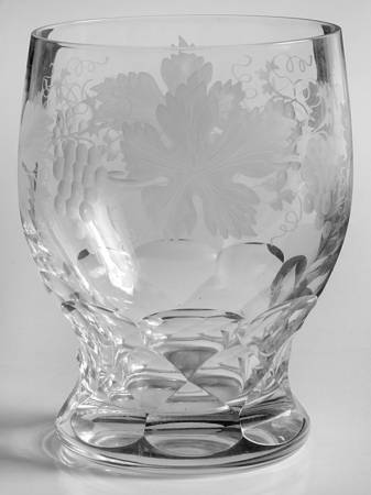 Vignes 14 Oz Flat Tumbler by Val St Lambert