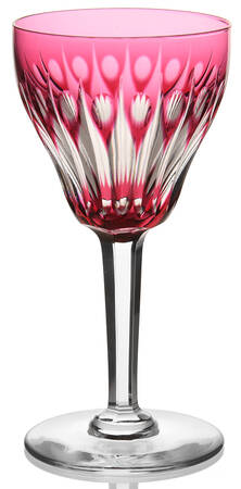 Zermatt Rose Wine Glass by Val St Lambert