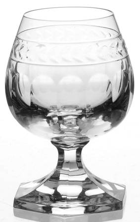 Desiree (Cut) Brandy Glass