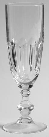 Isabelle Clear (Paneled) Fluted Champagne