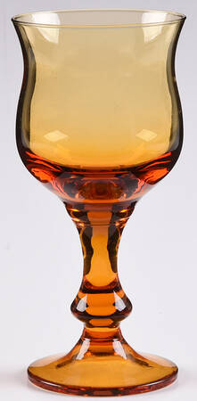 Monaco Amber Wine Glass