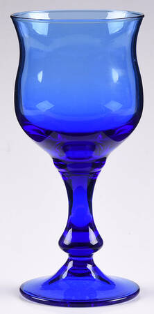 Monaco Blue Wine Glass