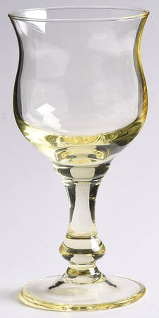 Monaco Yellow Wine Glass