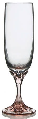 Tulipe Peach Fluted Champagne