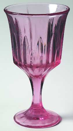 Allison Pink Wine Glass