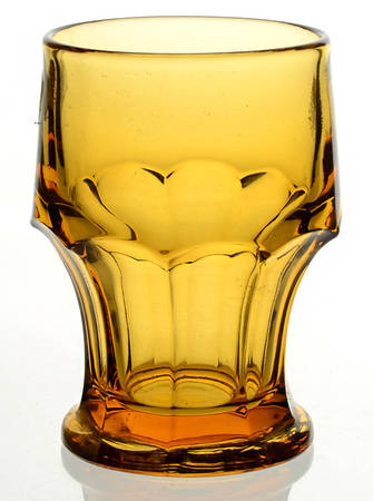 Arlington Amber Flat Tumbler