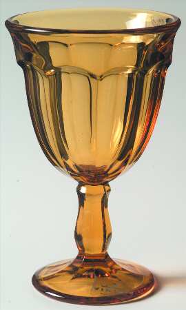 Arlington Amber Wine Glass