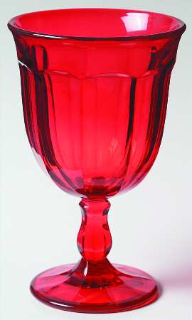 Arlington Ruby Tall Water Goblet