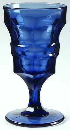Excelsior Blue Wine Glass