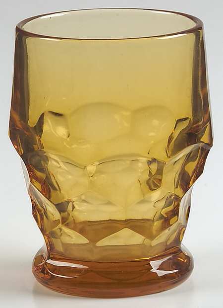 Georgian Amber 7 Oz Flat Tumbler