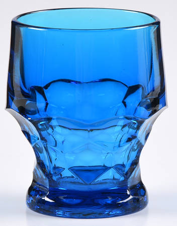 Georgian Ultra Blue Flat Juice Glass
