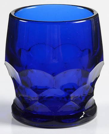 Georgian Cobalt Blue Whiskey Glass