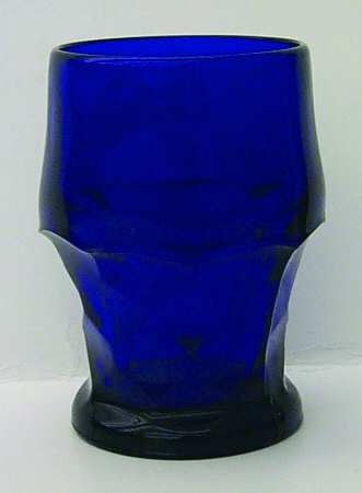 Georgian Cobalt Blue 12 Oz Flat Tumbler