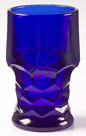 Georgian Cobalt Blue 10 Oz Flat Tumbler