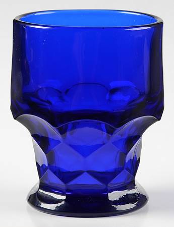 Georgian Cobalt Blue 8 Oz Flat Tumbler
