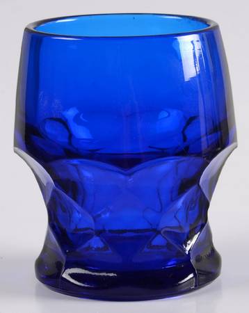 Georgian Cobalt Blue 8 Oz Flat Tumbler