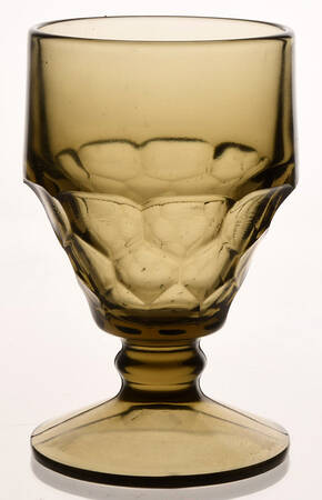 Georgian Nutmeg Brown Low Water Goblet