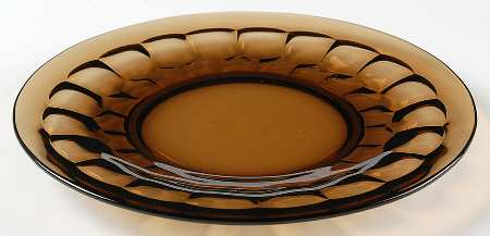 Georgian Nutmeg Brown Luncheon Plate