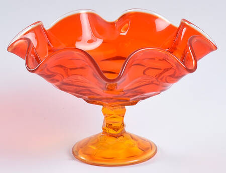 Georgian Orange Round Compote (Height X Width)