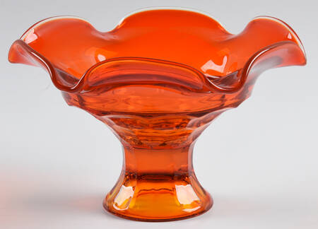 Georgian Orange Round Compote (Height X Width)