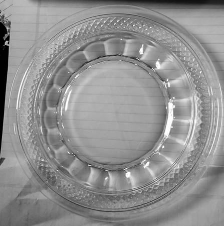 Mt. Vernon Clear Luncheon Plate