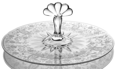 Prelude (Long Stem, Rippled Bowl) Center Handle Tray