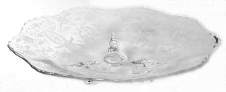 Prelude (Long Stem, Rippled Bowl) 10" 3-Toed Footed Bowl