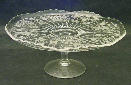 Prelude (Long Stem, Rippled Bowl) Cake Plate