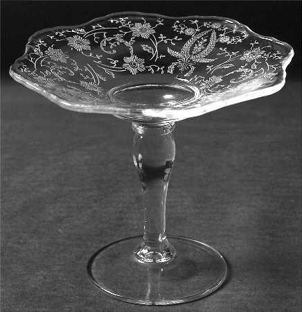 Prelude (Long Stem, Rippled Bowl) Round Compote (Height X Width)