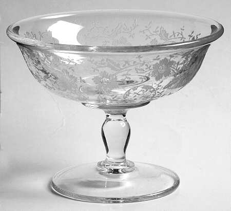 Prelude (Long Stem, Rippled Bowl) Compote