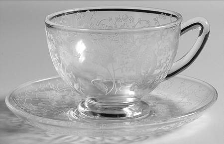 Prelude (Long Stem, Rippled Bowl) Cup & Saucer Set