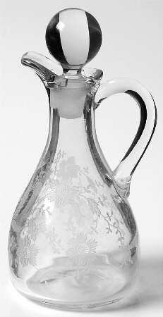 Prelude (Long Stem, Rippled Bowl) Oil Cruet & Stopper
