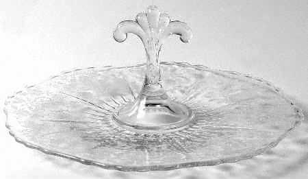 Prelude (Long Stem, Rippled Bowl) Center Handle Tray