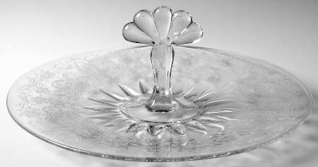Prelude (Long Stem, Rippled Bowl) Center Handle Tray