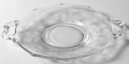 Prelude (Long Stem, Rippled Bowl) 6" 2 Handled Plate