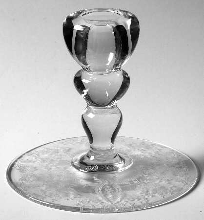 Prelude (Long Stem, Rippled Bowl) 3" Single Light Candlestick