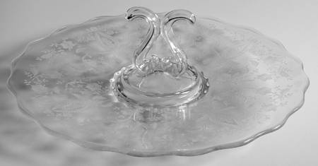 Prelude (Long Stem, Rippled Bowl) Center Handle Tray
