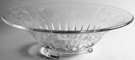 Prelude (Long Stem, Rippled Bowl) 11" 3-Toed Footed Bowl