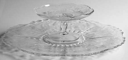 Prelude (Long Stem, Rippled Bowl) Cheese & Cracker Set