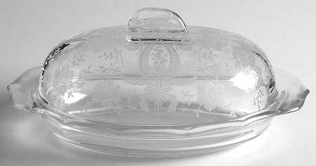 Prelude (Long Stem, Rippled Bowl) Oval Covered Butter