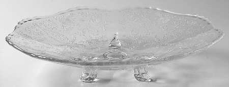 Prelude (Long Stem, Rippled Bowl) 3 Toed Round Serving Tray
