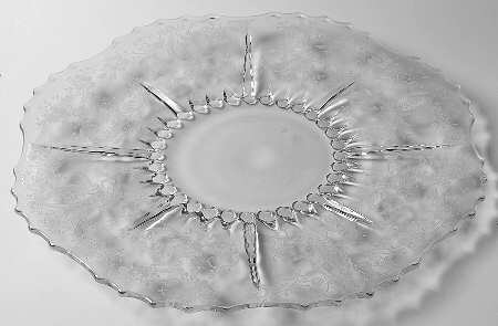 Prelude (Long Stem, Rippled Bowl) Medium Torte Plate