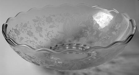Prelude (Long Stem, Rippled Bowl) 9" Round Bowl