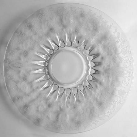 Prelude (Long Stem, Rippled Bowl) Cheese & Cracker Plate