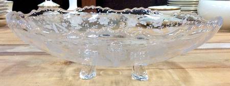Prelude (Long Stem, Rippled Bowl) Three Toed Cupped Bowl